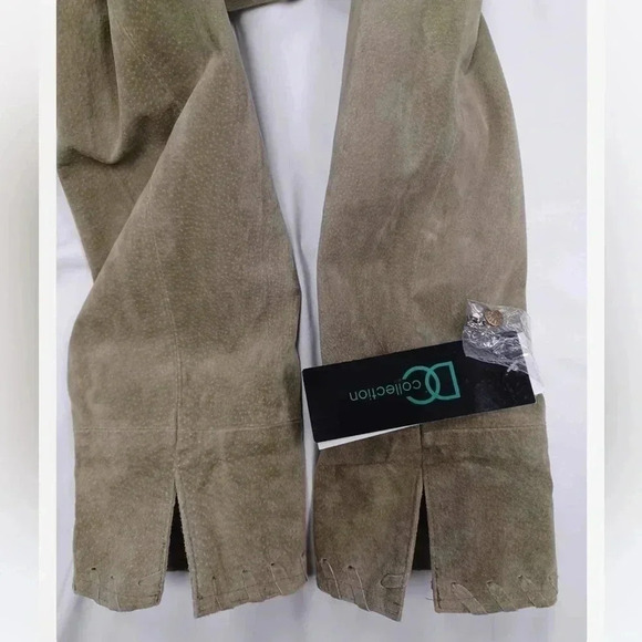 DC Collection Lined Suede Jacket Coat  Size XL - Picture 10 of 12